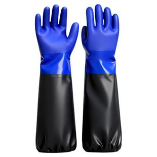 挖藕手套加长加厚防水耐污耐磨防滑防扎护手插秧种地农用田间干活