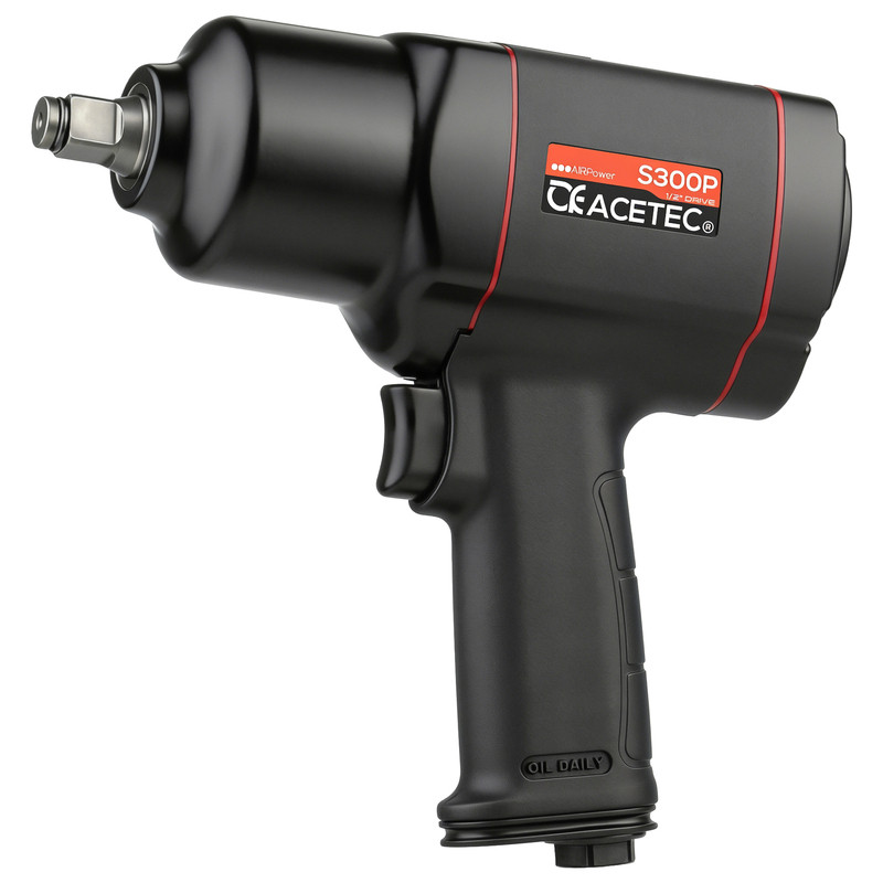 Acetec阿斯泰克轻型1/2气动扳手大扭力塑钢小风炮工业级气动工具