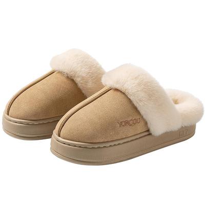 远港毛绒棉拖鞋女冬季2025新款