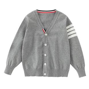 2026新款春季秋学院风开衫外套儿童男童童装毛衣中大童纯棉针织潮