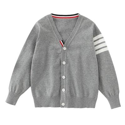 新款学院风开衫秋装纯棉针织毛衣