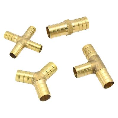 铜宝塔快插直通T型三通四通接头