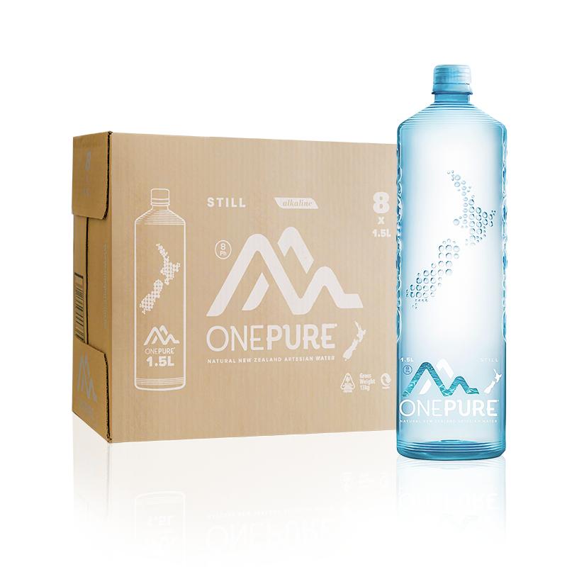 亿纯新西兰进口矿物质水1.5L大瓶