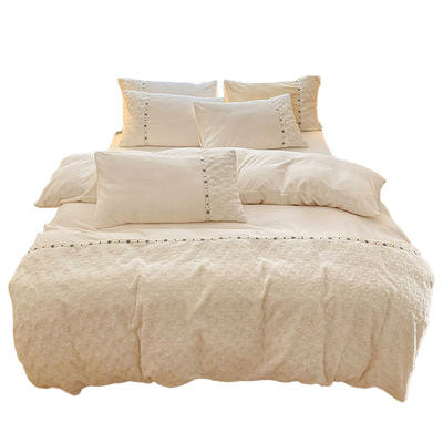 轻奢高级感牛奶绒四件套加绒被套