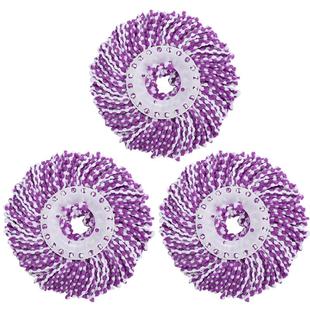 通用拖把杆墩布头好神圆拖把头非纯棉头旋转拖把地托拖布头替换头