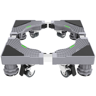 洗衣机架子架子置物架滚筒移动万向轮垫高冰箱底座加高可调节防震