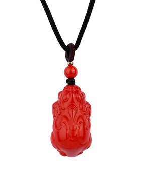 朱砂貔貅吊坠女款本命年送妈妈