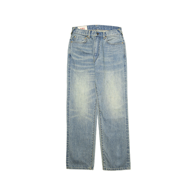 TACITURNLI浅蓝牛仔裤高腰直筒