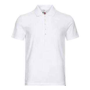 THOM BROWNE 男士棉质后背中央条纹饰珠地POLO衫 MJP042A 00050