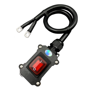 重型机车12V电喷摩托车双缸水冷电瓶断电开关单控防水开关24V直流