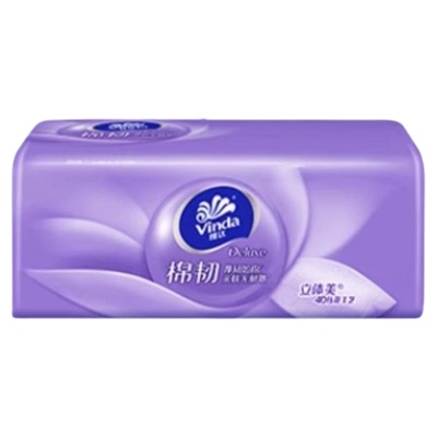 维达棉韧抽纸M码100抽20/24包整箱发货面巾纸餐巾纸压花纸抽家用