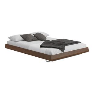 芬纳维亚传承 网红北美黑胡桃双人无床头橡木悬浮床(Hover翱翔)