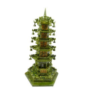 岫玉文昌塔步步高升大摆件办公桌书房客厅送同事老师领导礼物礼品