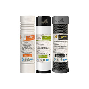 苏尔净水器滤芯通用家用10寸前三级PP棉颗粒炭压缩炭净水机过滤芯