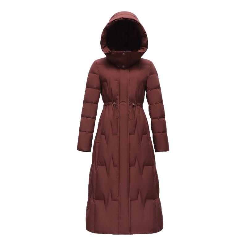 雪中飞长款羽绒服连帽