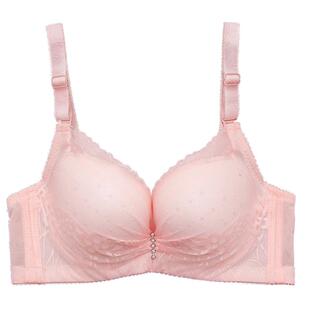 内衣女有钢圈薄款聚拢蕾丝小胸性感上托调整型收副乳防下垂文胸罩