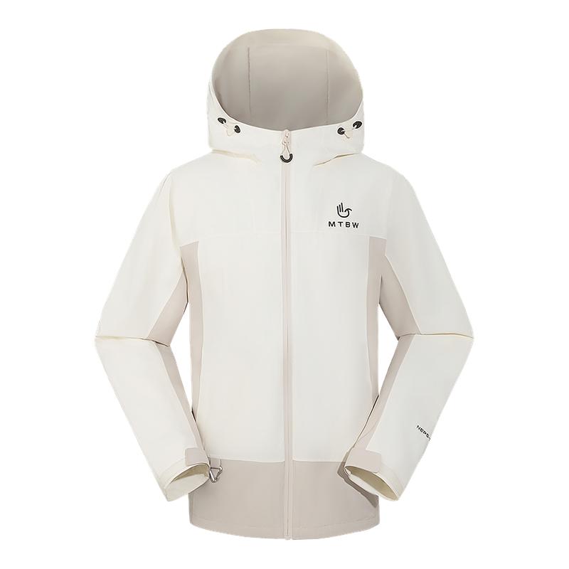 美特斯邦威拼色单冲登山服外套
