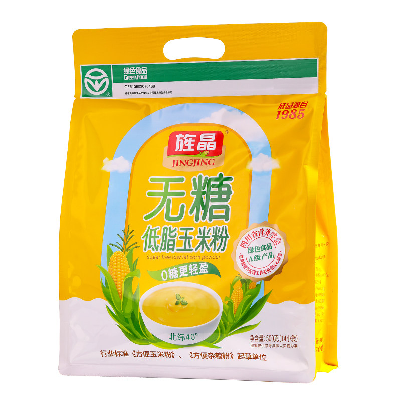 旌晶无糖低脂玉米粉早餐速食粥