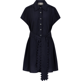 宝姿PORTSPURE女装春季可拆卸腰带设计感连衣裙RT8D038PWO050