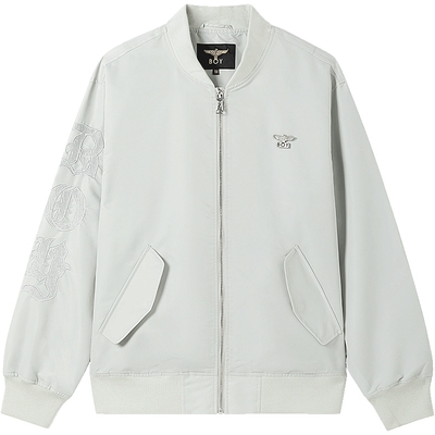 boylondon24绣花美式潮牌棒球服