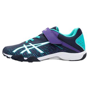 亚瑟士运动鞋童鞋儿童男童女大童透气春秋季黑色男孩小学生跑步鞋