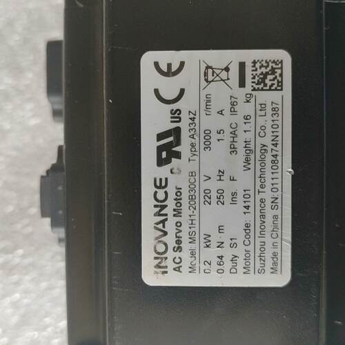 询价-汇川INOVANCE伺服电机 MS1H1-20B30CB-A