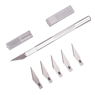 铝合金刀身雕刻笔刀手工皮具下料裁皮刀刻刀裁曲线美工DIY镂空刀