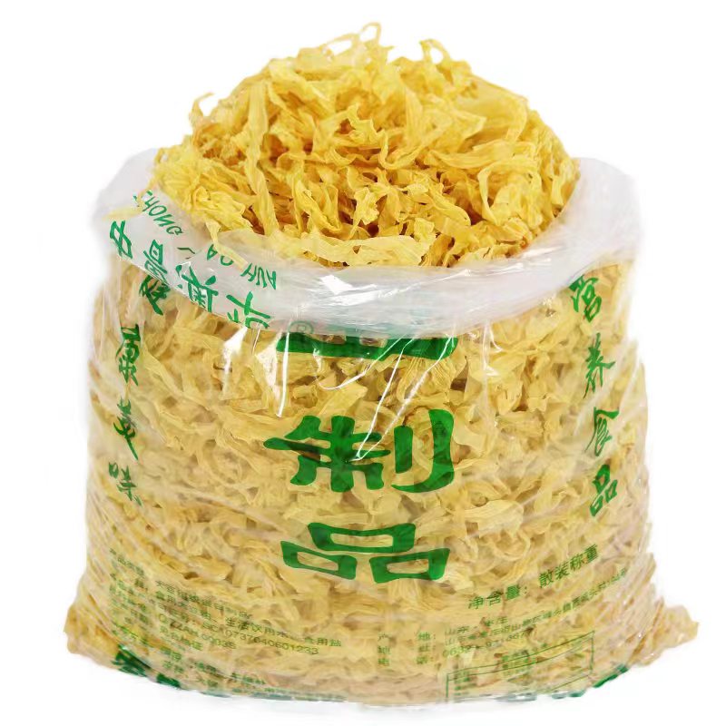 豆皮五斤无盐粒农家自制干豆皮油素肉