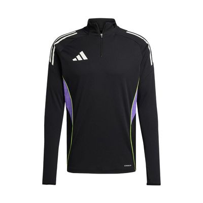 Adidas阿迪达斯TIRO25C 男士半拉链足球训练修身套头卫衣 JW4350