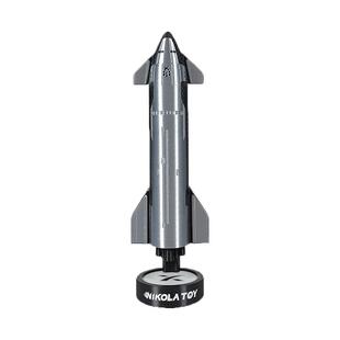 NIKOLATOY马斯克SpaceX星舰模型1:200尾焰特效喷雾加湿器功能摆件