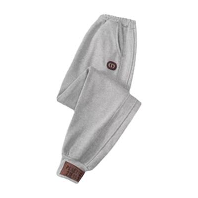 加厚一体绒男童保暖裤