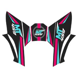 适用春风450MT贴纸防滑油箱贴耐磨鱼骨贴车身防水保护膜改装配件