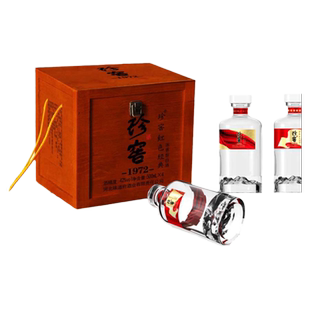 味道府 珍窖红色经典▪珍窖1972系列浓香型白酒粮食酒 500ml*4瓶