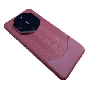 适用华为mate80pro手机壳超薄酒红皮纹mate70pro新款保护套mate60轻奢高级感女80promax全包防摔mate60RS简约