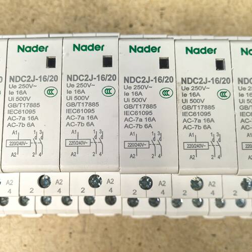 〔议价-可维修〕Nader良信交流接触器NDC2J-16/20 线圈电压22 工