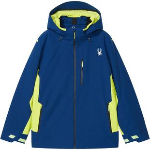 SPYDER蜘蛛秋冬男SKI LIFE可拆连帽Primaloft棉滑雪服装23MF245M