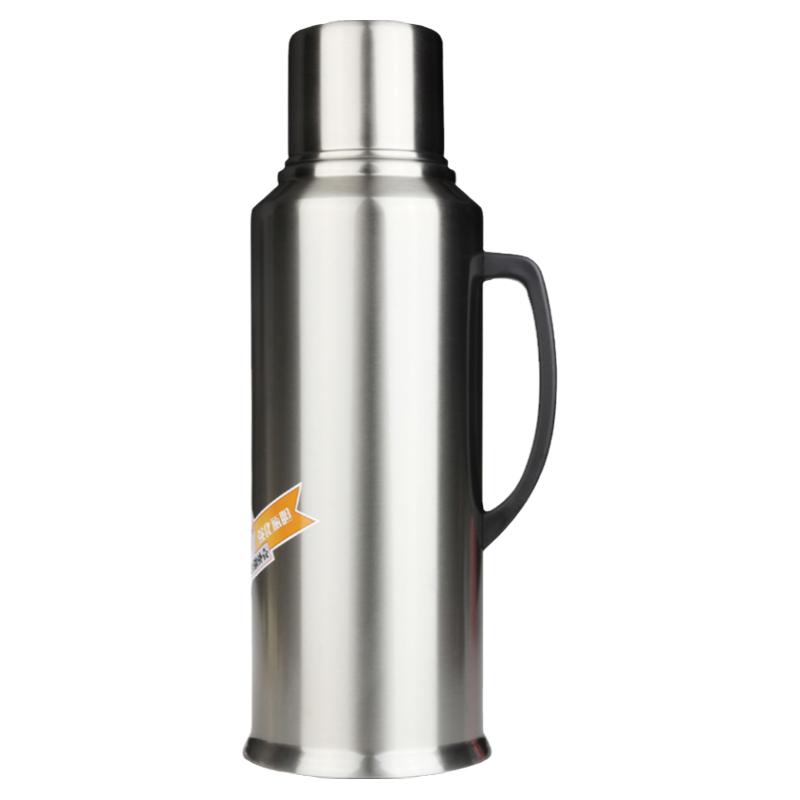 清水304不锈钢热水瓶家用暖壶玻璃内胆开水瓶时尚 2L保温瓶