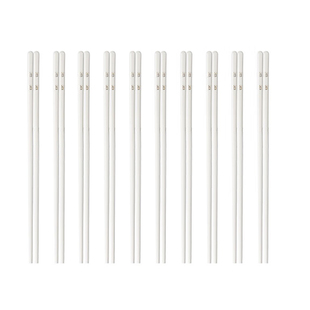 陶瓷筷子家用高档抗菌防霉第一名景德镇防滑耐高温健康骨瓷陶瓷筷