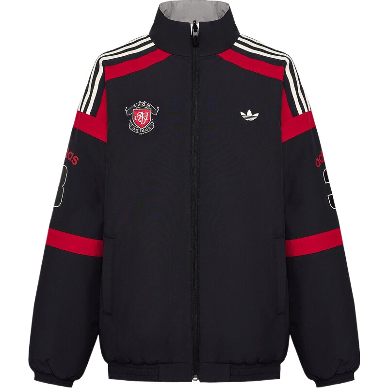 滔搏丨adidas阿迪达斯三叶草儿童运动休闲棉服外套LD8351