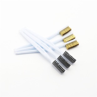 钢丝刷清洁油烟机灶毛刷除锈打磨抛光文玩核桃清理铜丝小牙刷缝隙