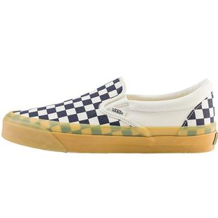 Vans范斯官方 Premium LX Classic Slip-On 98棋盘格生胶底帆布鞋