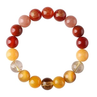 五行手链喜用金水金土水木火土火木手串男女款多宝水晶手链