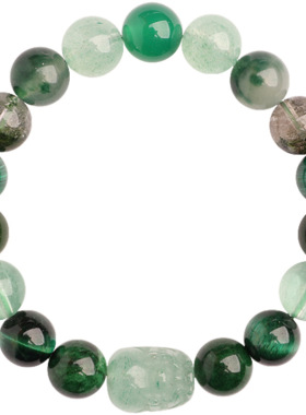 小众设计彩色多宝手链五行好运串珠水晶手串男女补金木水火土