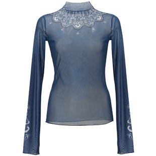 诗意花朵跳舞网纱上衣云间葫芦古典风纱衣跳舞练功服中式舞蹈服