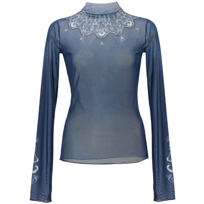 诗意花朵跳舞网纱上衣云间葫芦古典风纱衣跳舞练功服中式舞蹈服