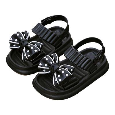 蝴蝶结儿童凉鞋女可爱甜美EVA公主鞋2024新款夏季女童凉鞋外穿