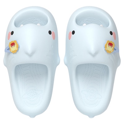 chikoku可爱鲨鱼卡通居家拖鞋女