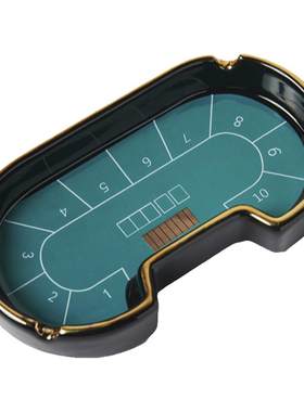 pokerabove创意个性陶瓷烟灰缸