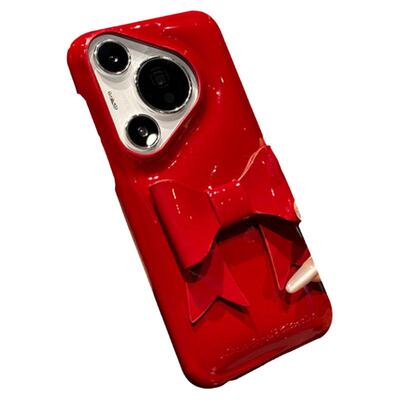 【高品质】红色蝴蝶结喜庆手机壳