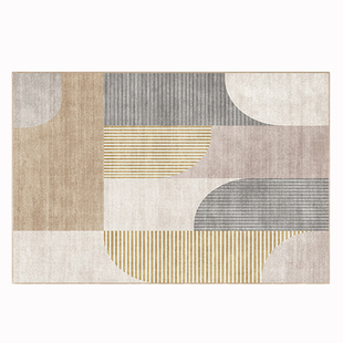 地毯北欧简约客厅沙发茶几垫ins侘寂风现代轻奢卧室地毯素色家用